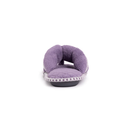 Muk Luks Darlene Micro Chenille Thong Slippers