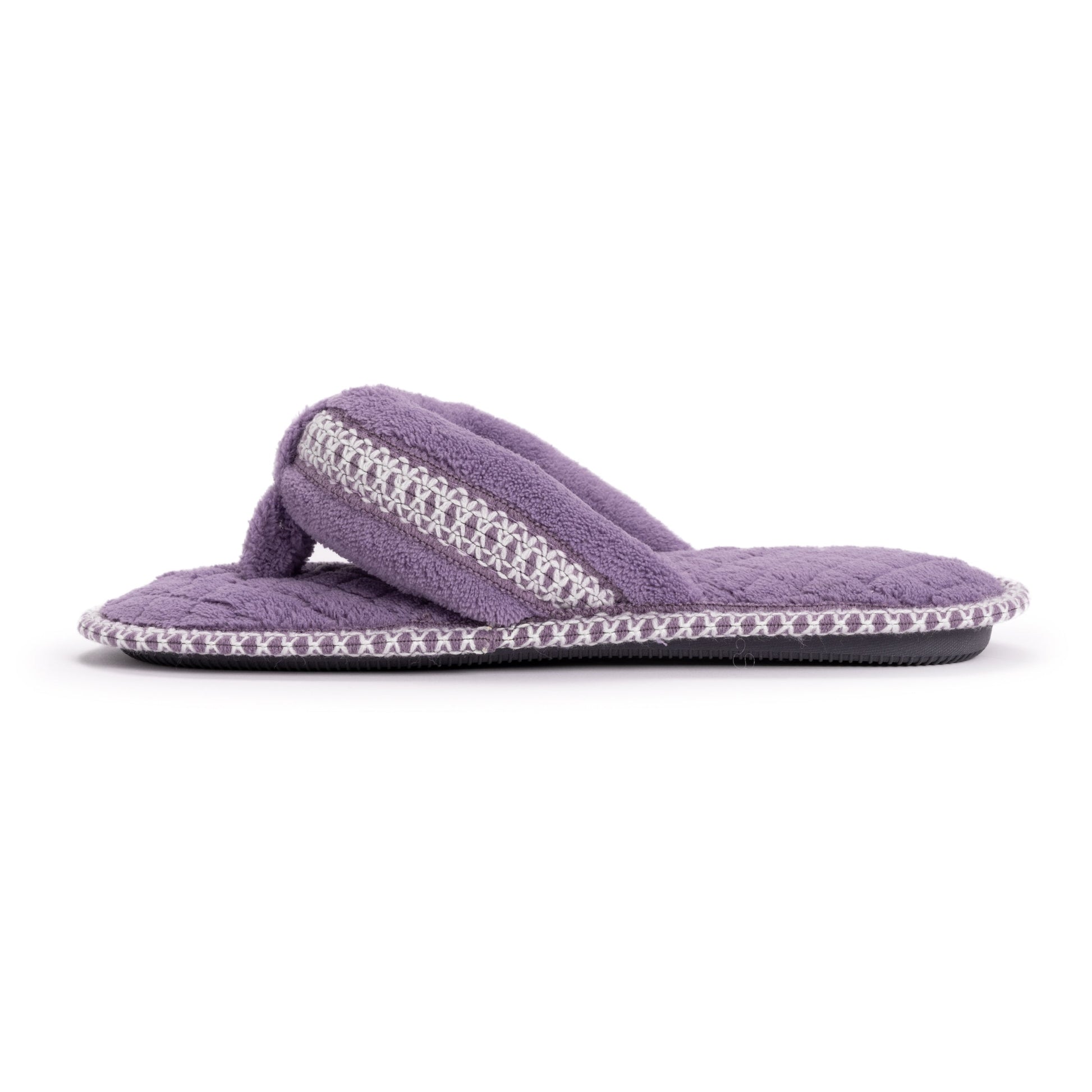 Muk Luks Darlene Micro Chenille Thong Slippers