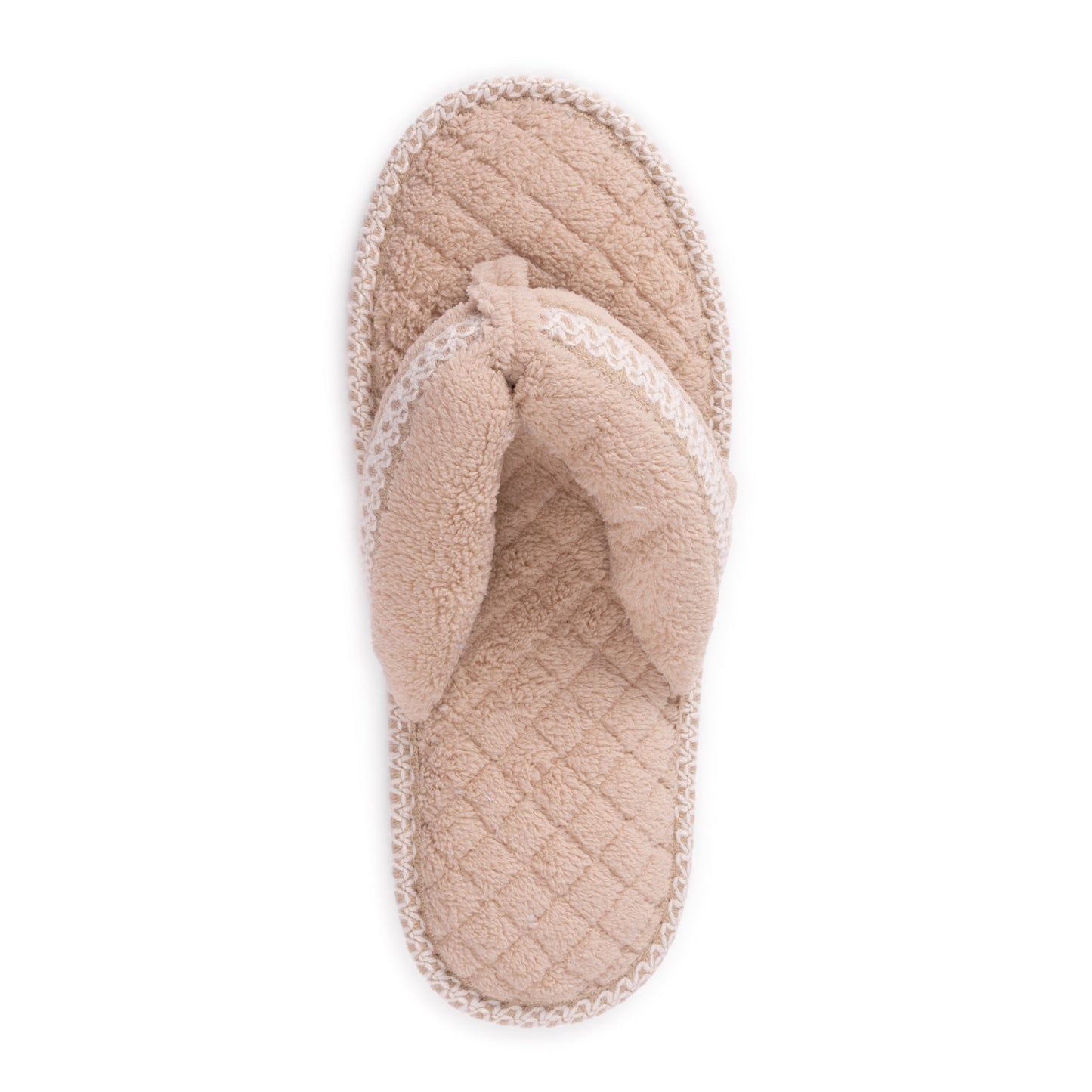 Muk Luks Darlene Micro Chenille Thong Slippers