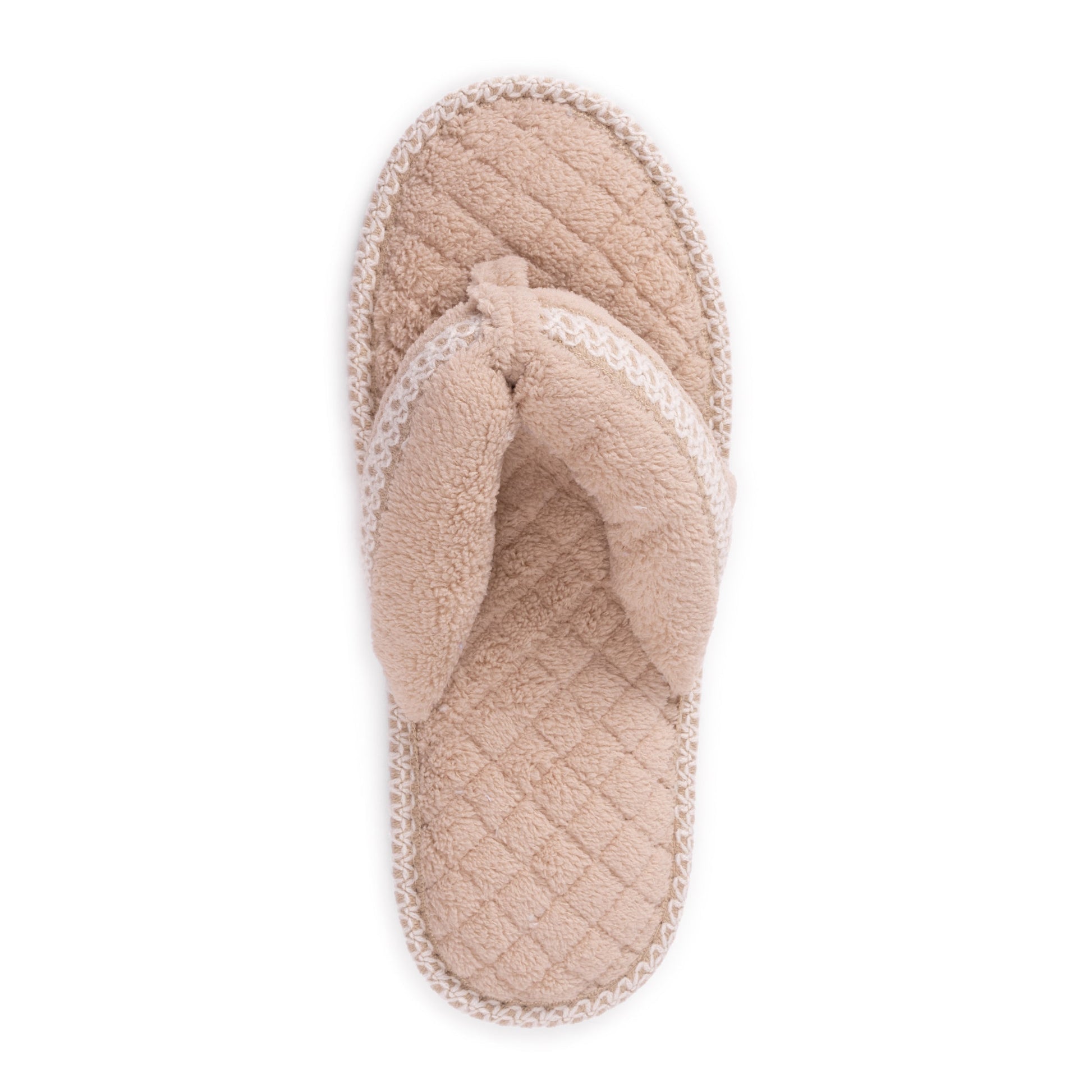 Muk Luks Darlene Micro Chenille Thong Slippers