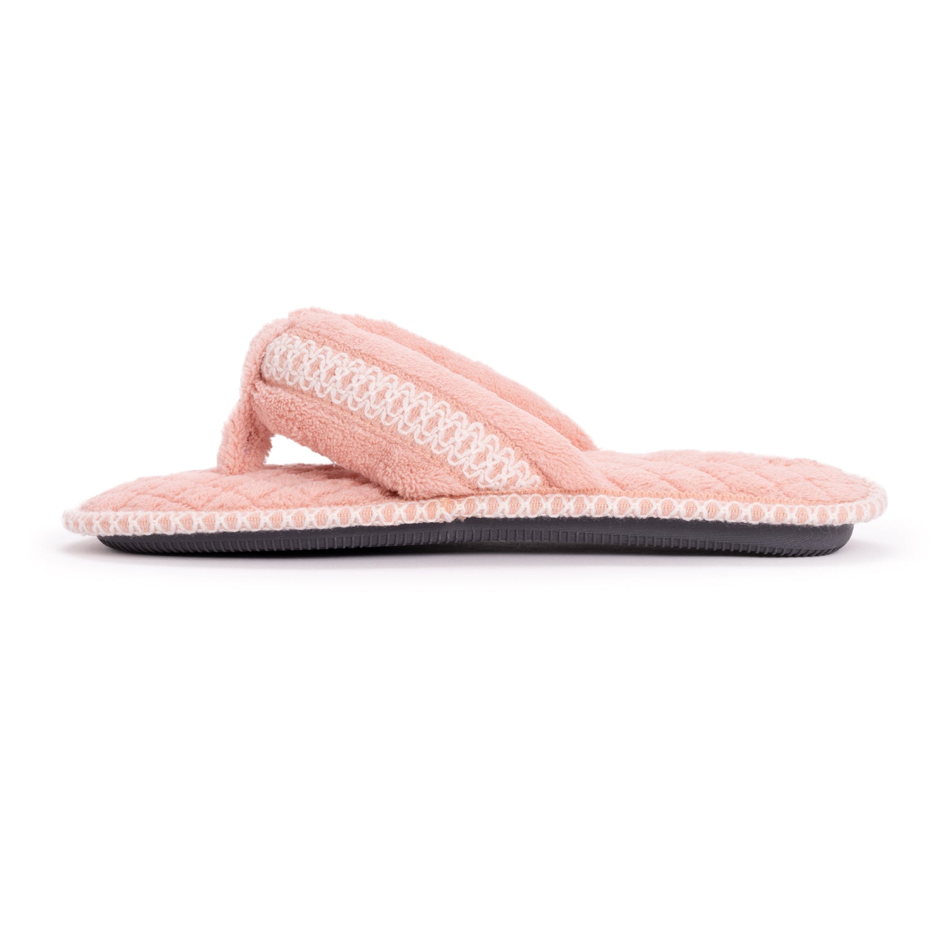 Muk Luks Darlene Micro Chenille Thong Slippers