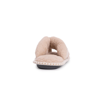 Muk Luks Darlene Micro Chenille Thong Slippers