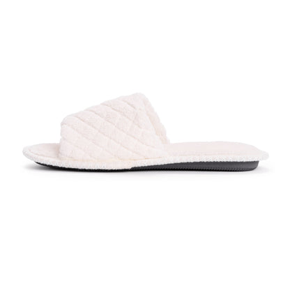 Muk Luks Sally Micro Chenille Open Toe Scuff