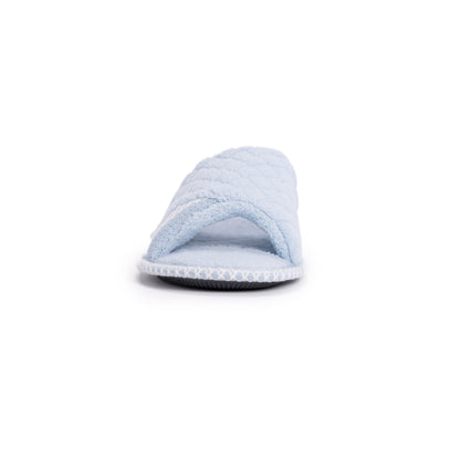 Muk Luks Sally Micro Chenille Open Toe Scuff