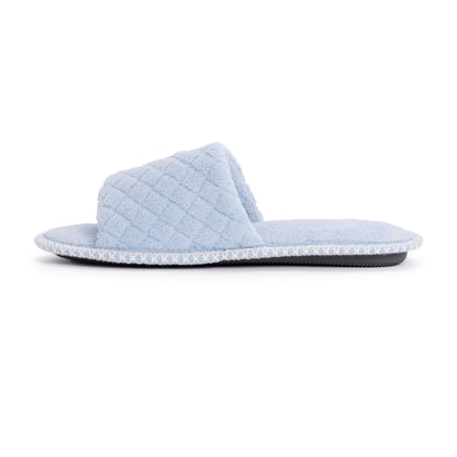 Muk Luks Sally Micro Chenille Open Toe Scuff