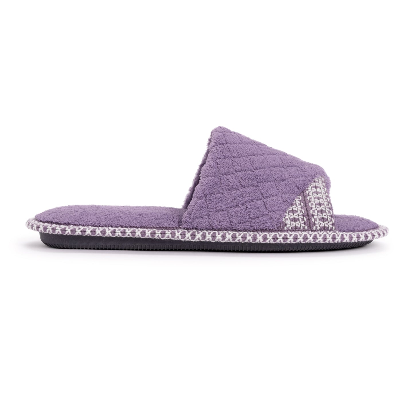 Muk Luks Sally Micro Chenille Open Toe Scuff