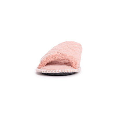 Muk Luks Sally Micro Chenille Open Toe Scuff