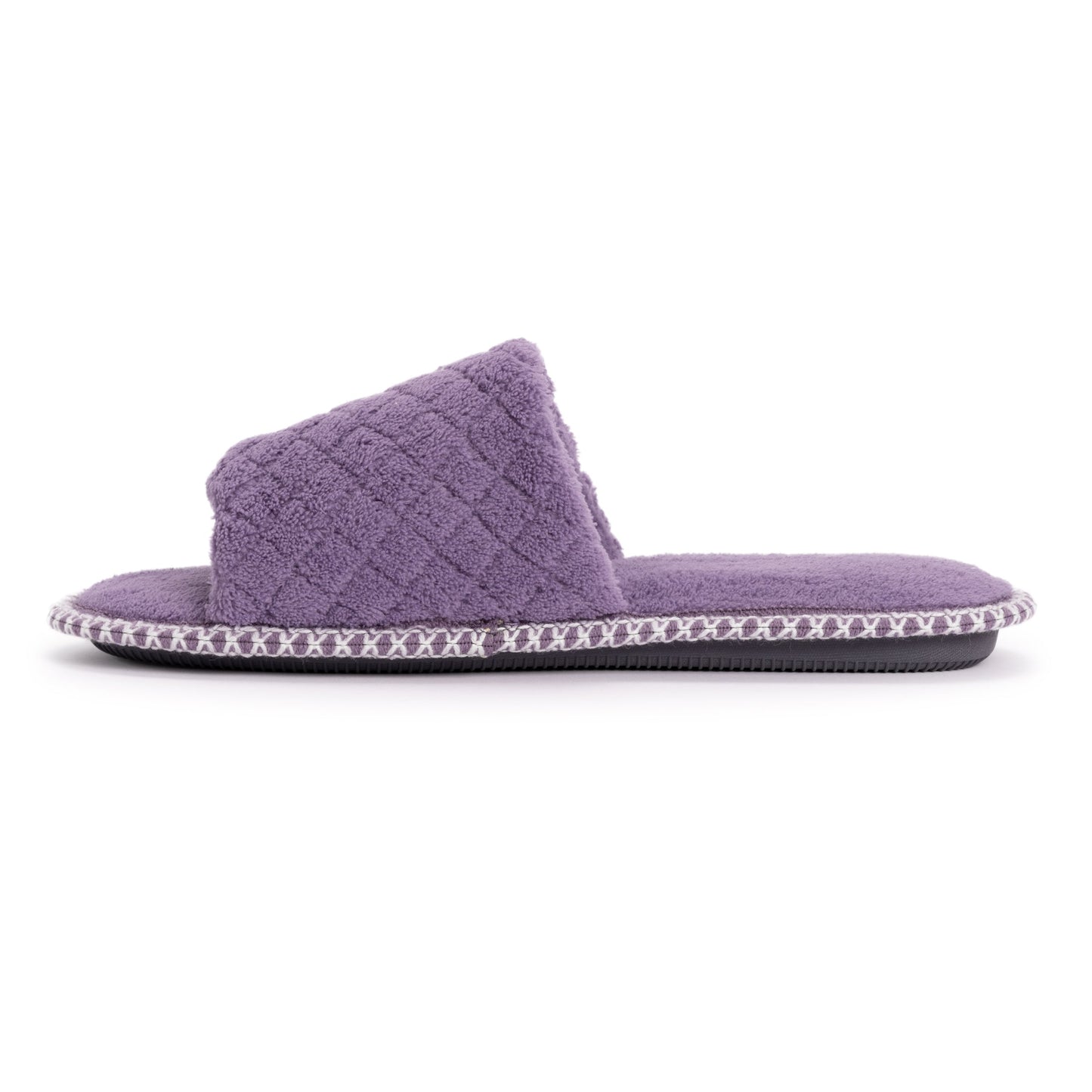 Muk Luks Sally Micro Chenille Open Toe Scuff