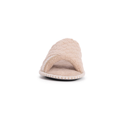 Muk Luks Sally Micro Chenille Open Toe Scuff