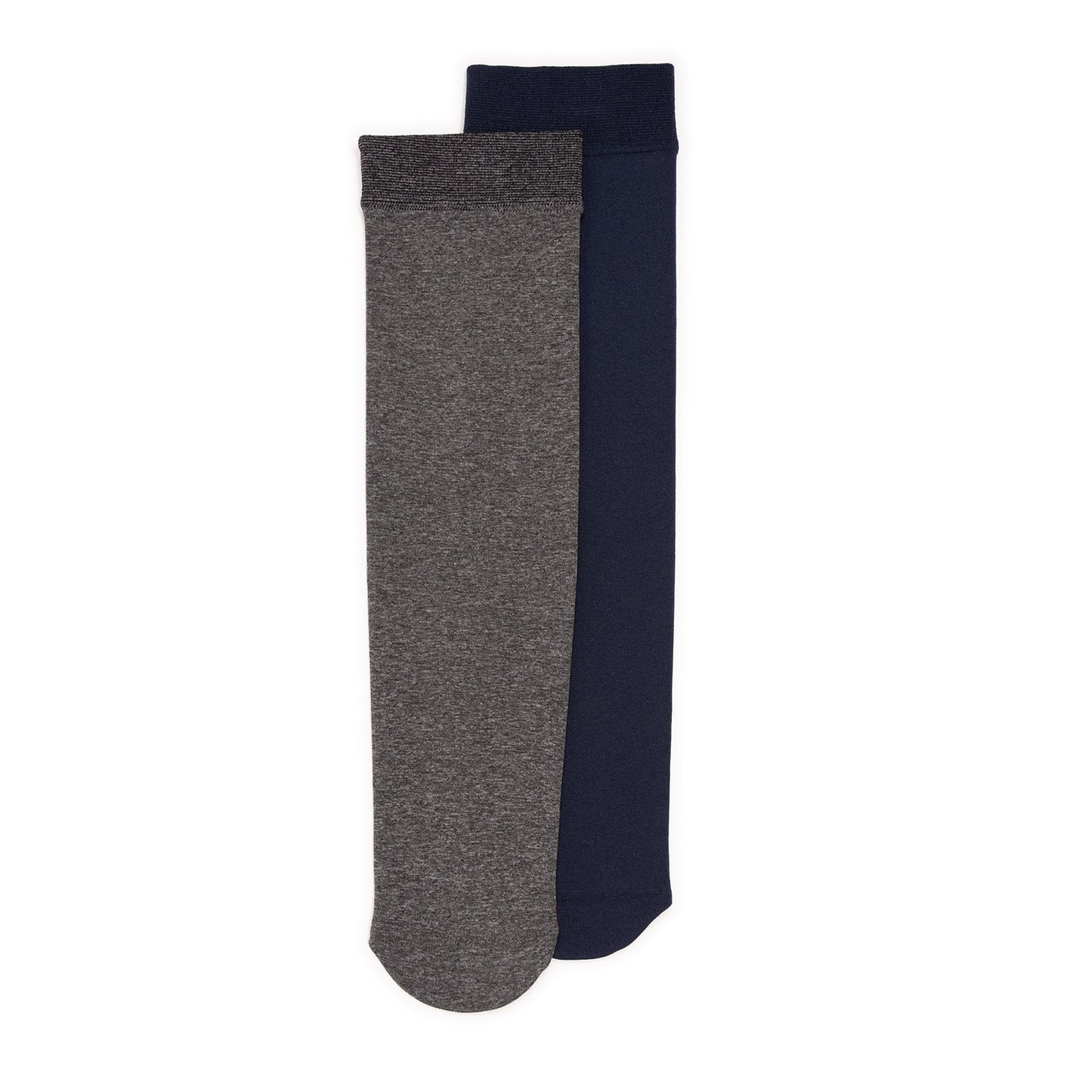 Muk Luks Fleece Lined 2-Pair Pack Knee High Socks