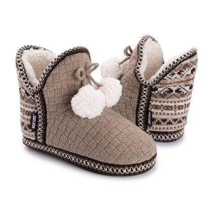 Muk Luks Amira Bootie Slippers