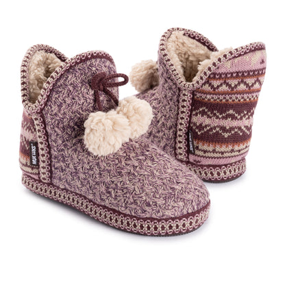 Muk Luks Amira Bootie Slippers