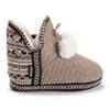Taupe Fairisle