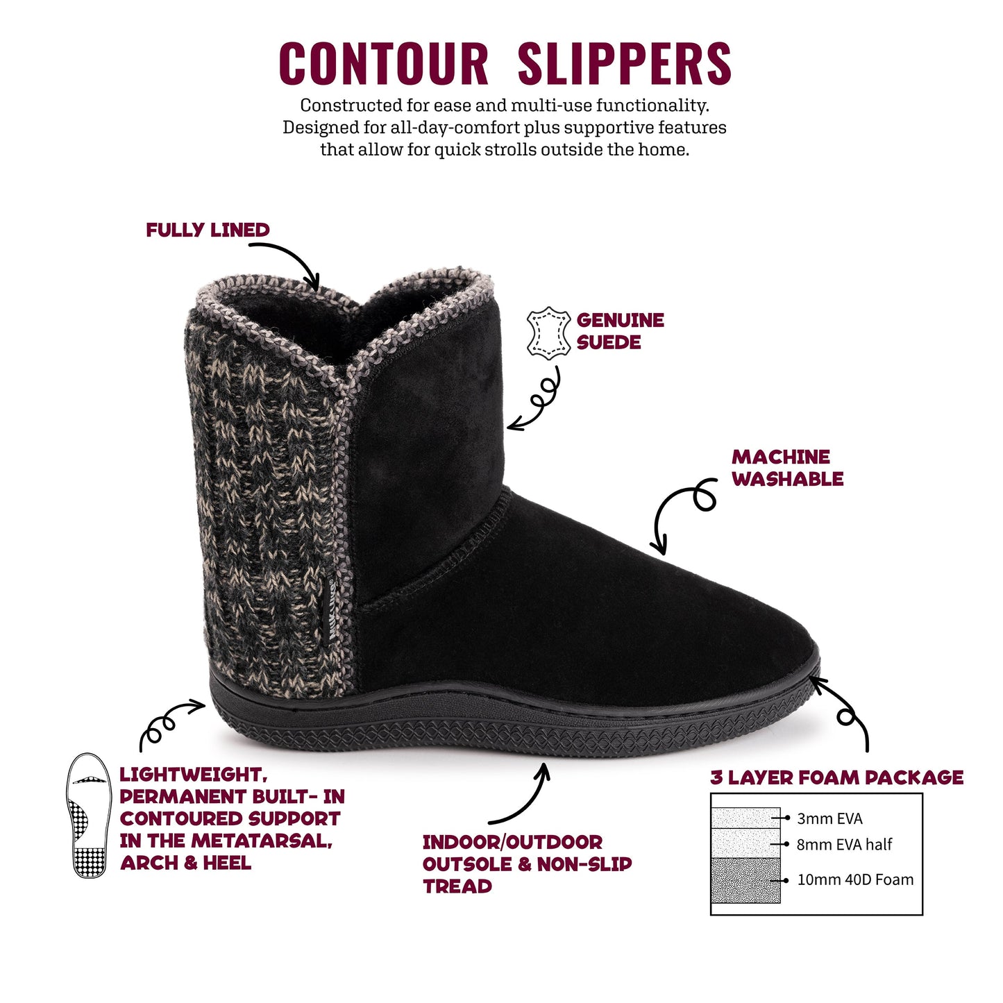 Muk Luks Cheyenne Reese Slipper Boot