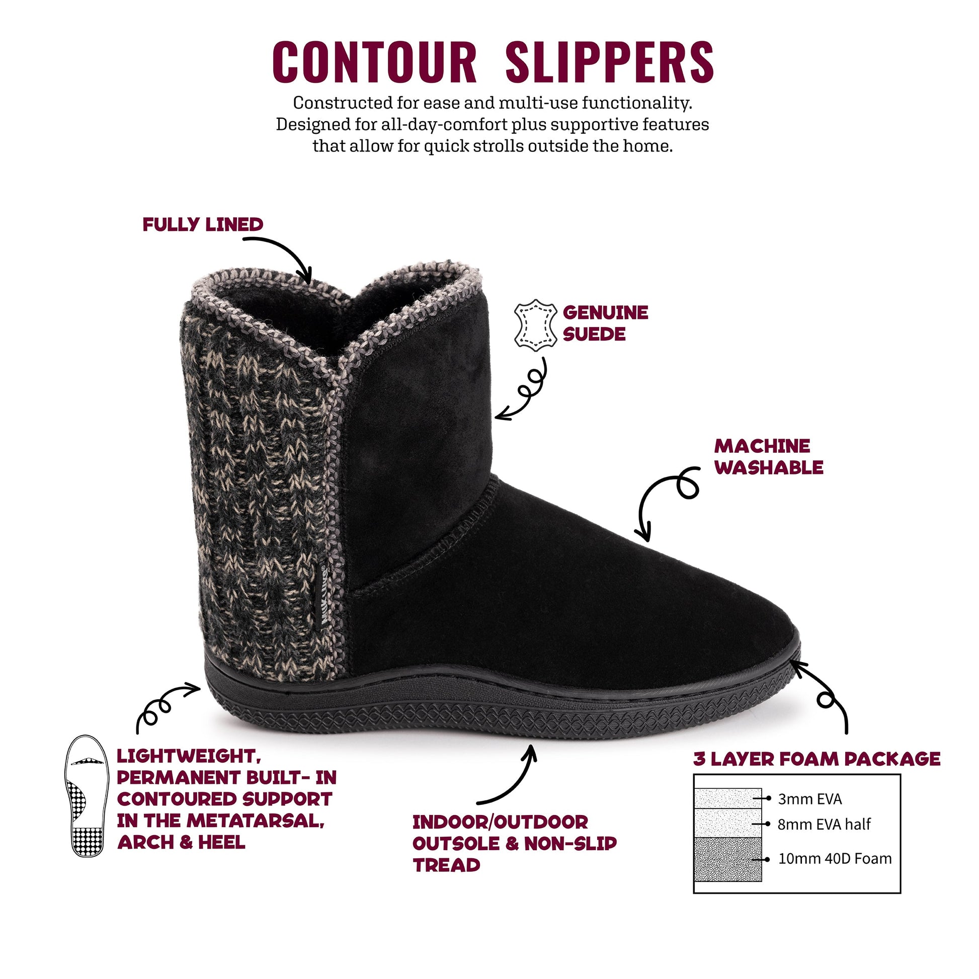 Muk Luks Cheyenne Reese Slipper Boot