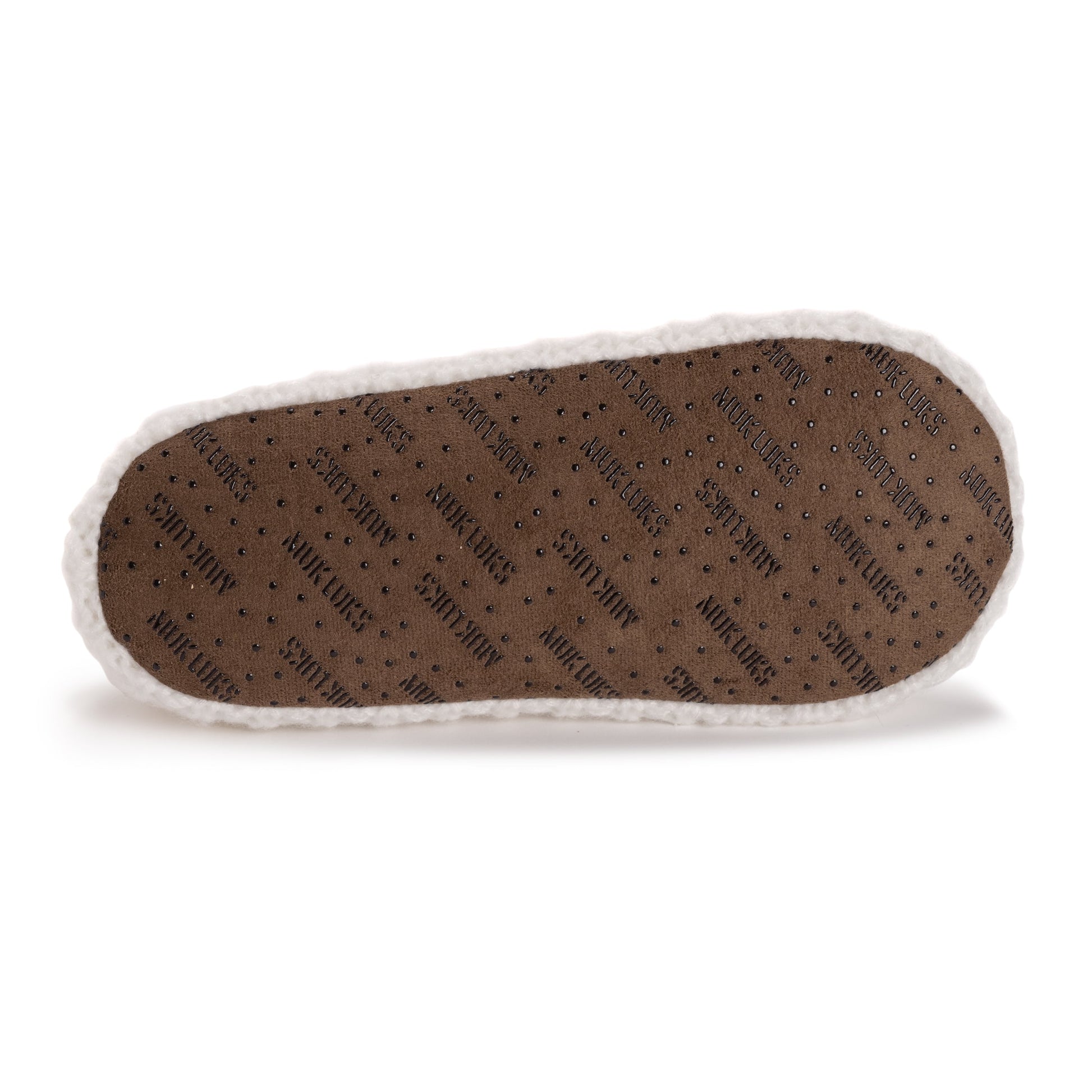 Muk Luks Sweater Cuff Bootie Slipper Socks