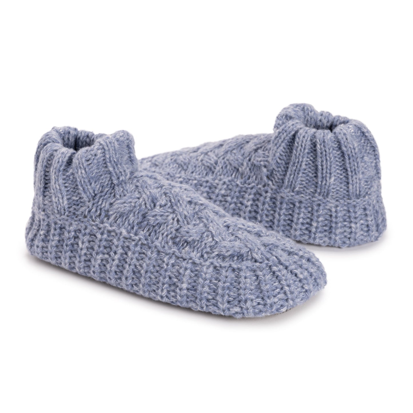 Muk Luks Sweater Cuff Bootie Slipper Socks