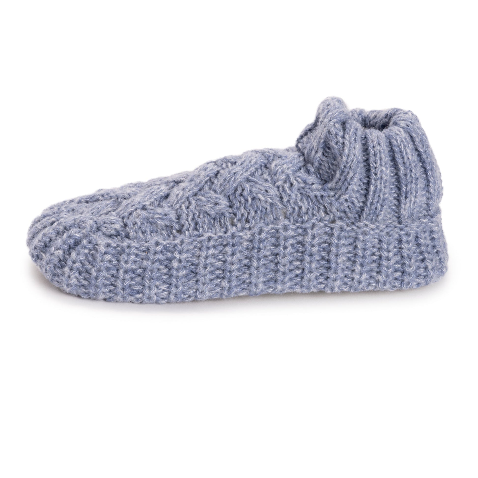 Muk Luks Sweater Cuff Bootie Slipper Socks