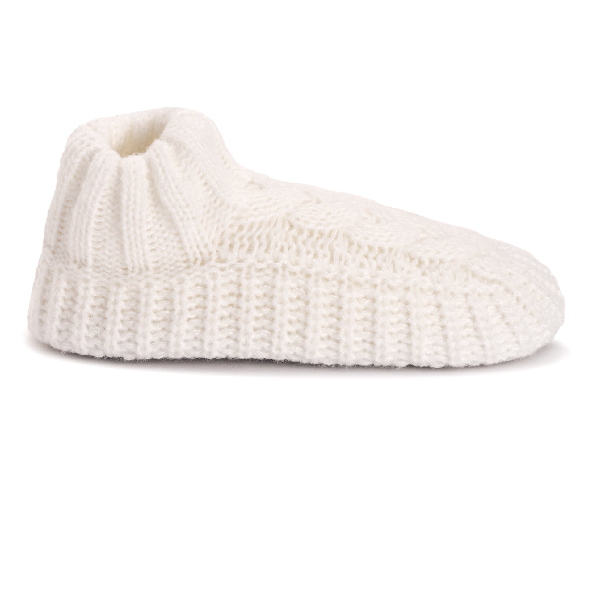 Muk Luks Sweater Cuff Bootie Slipper Socks