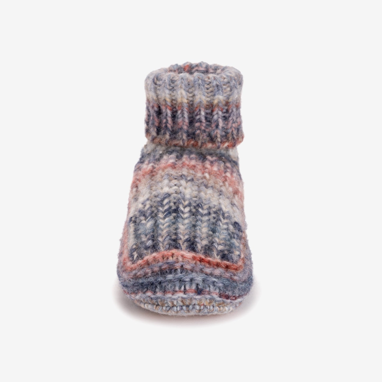 Muk Luks Luxe Space-Dye Cuff Slipper Bootie