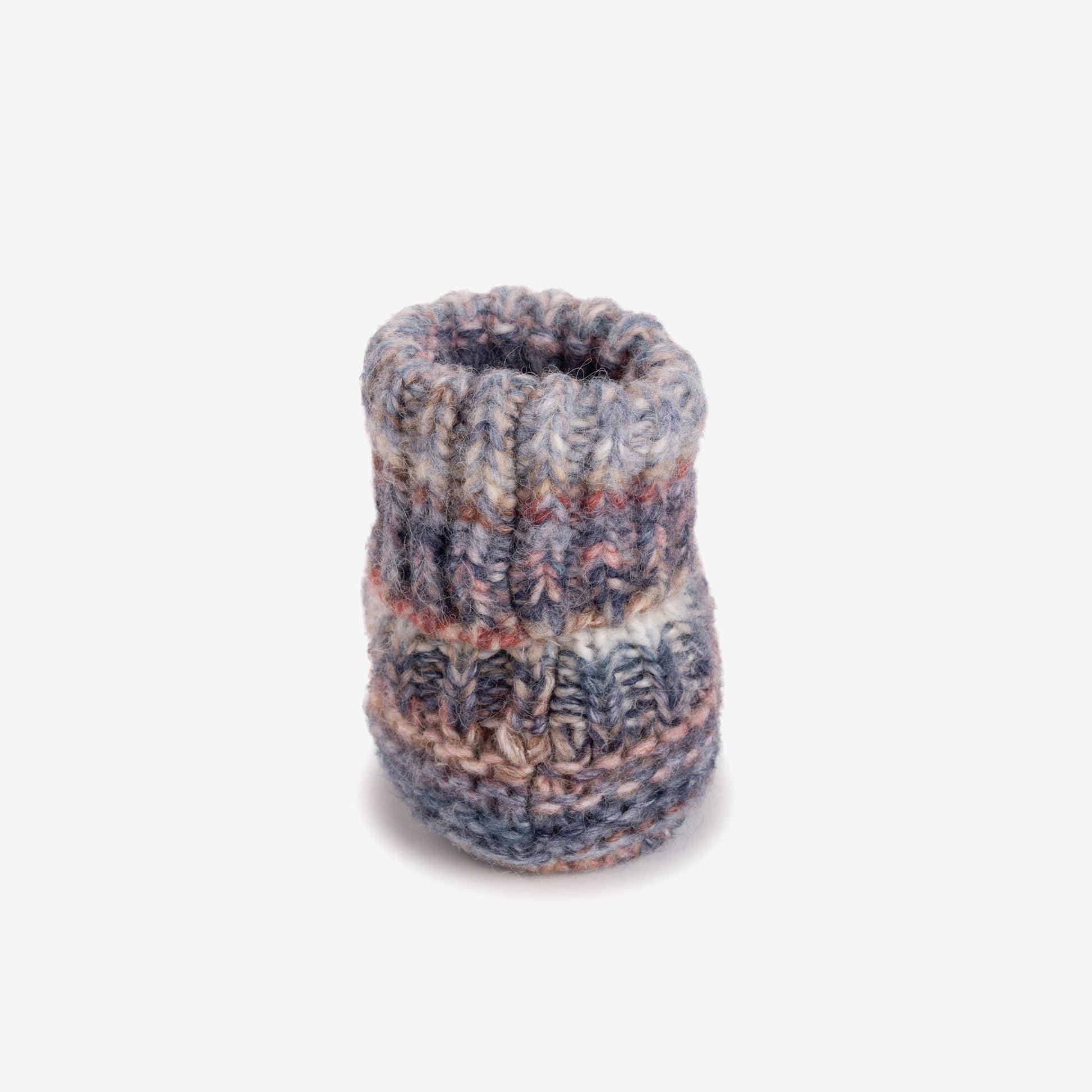 Muk Luks Luxe Space-Dye Cuff Slipper Bootie