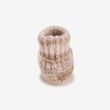Muk Luks Luxe Space-Dye Cuff Slipper Bootie