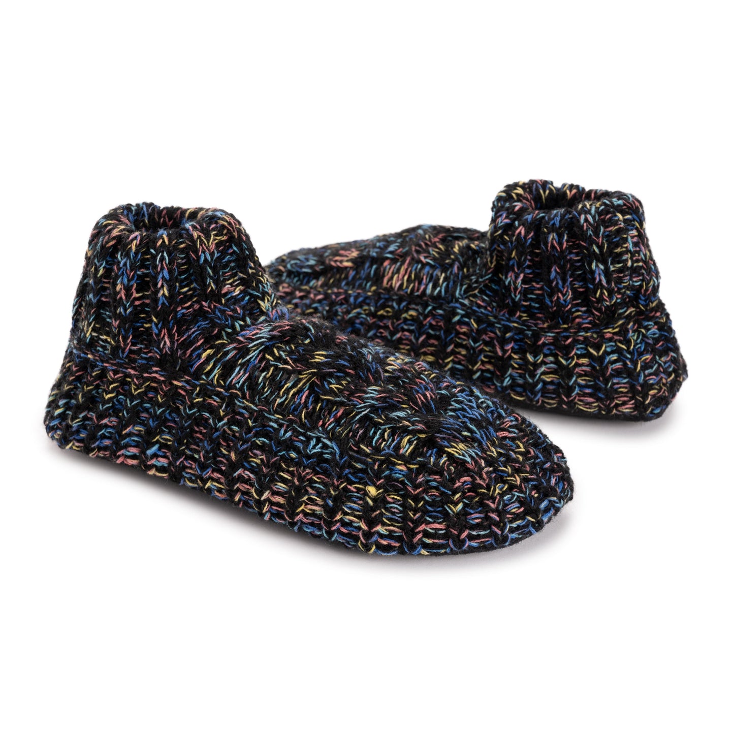 Muk Luks Sweater Cuff Bootie Slipper Socks
