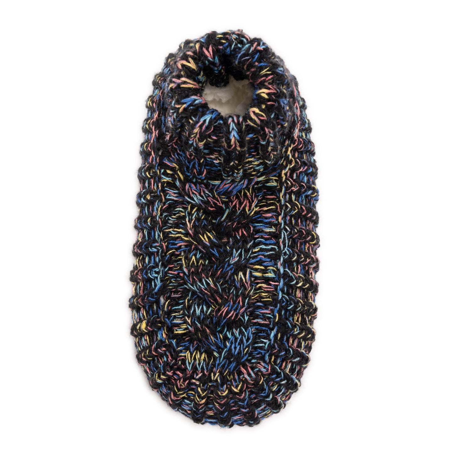 Muk Luks Sweater Cuff Bootie Slipper Socks