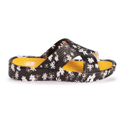 Black Floral,S (5-6)