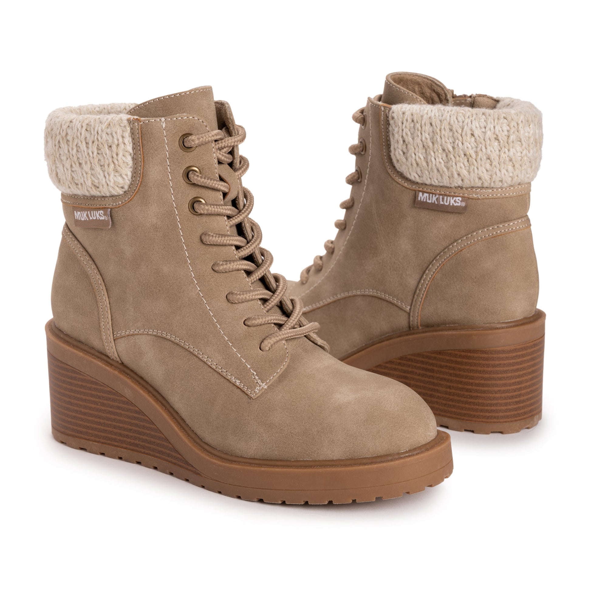 Muk Luks Sky Solange Wedge Boots