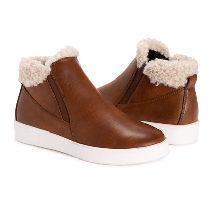 Muk Luks Montana Blue Sky Booties Cognac