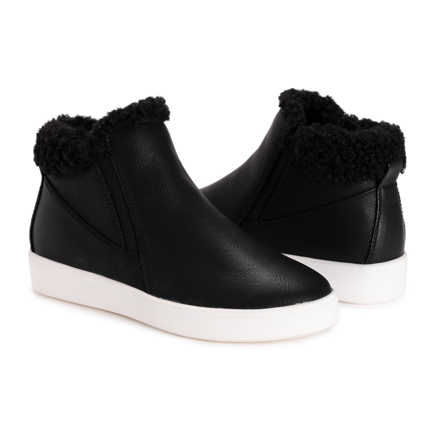 Muk Luks Montana Blue Sky Booties Black