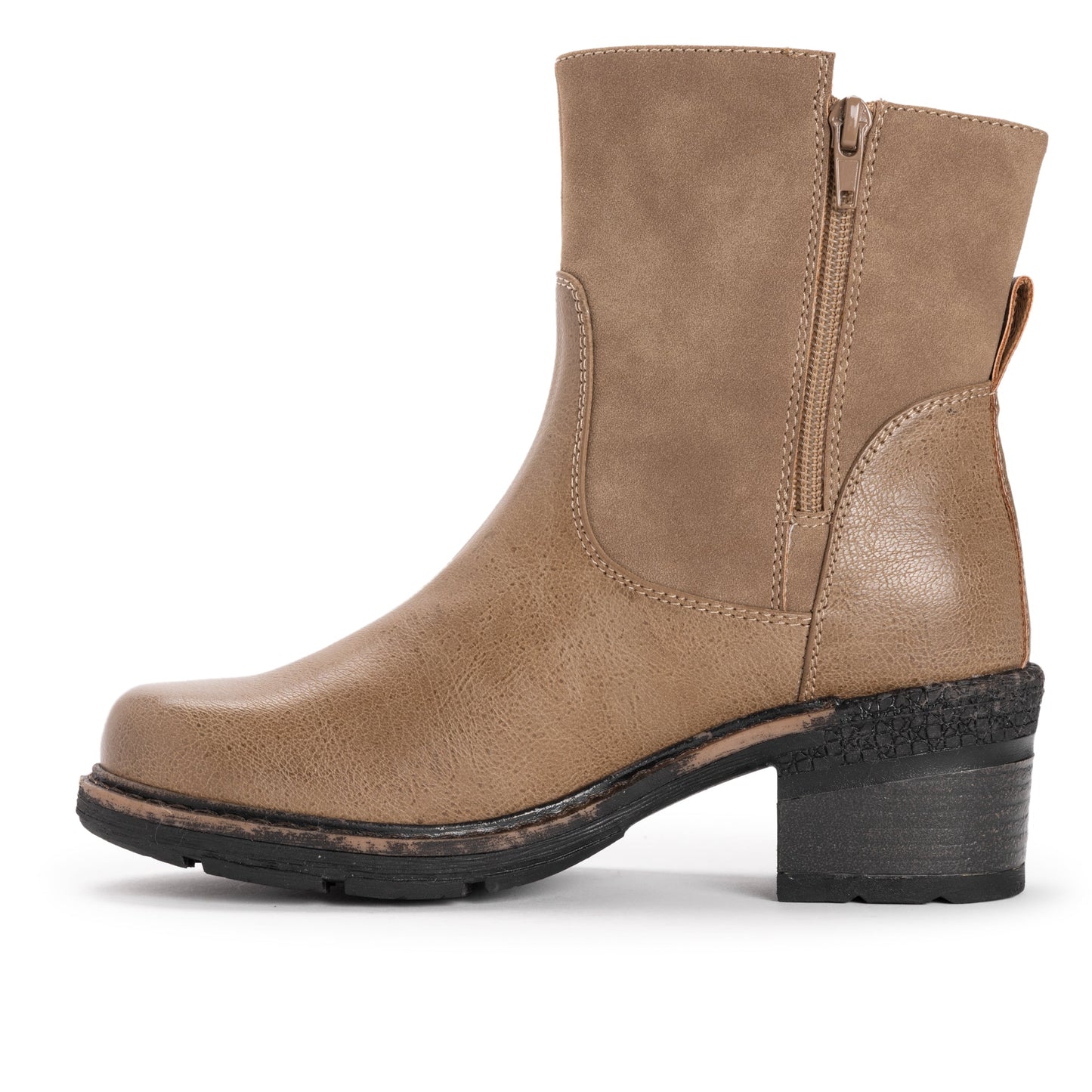 Muk Luks Logger Niagara Boots Taupe