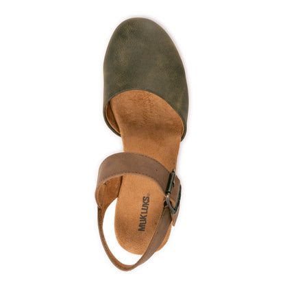 Muk Luks Merritt Closed Toe Quarter Strap Shoe