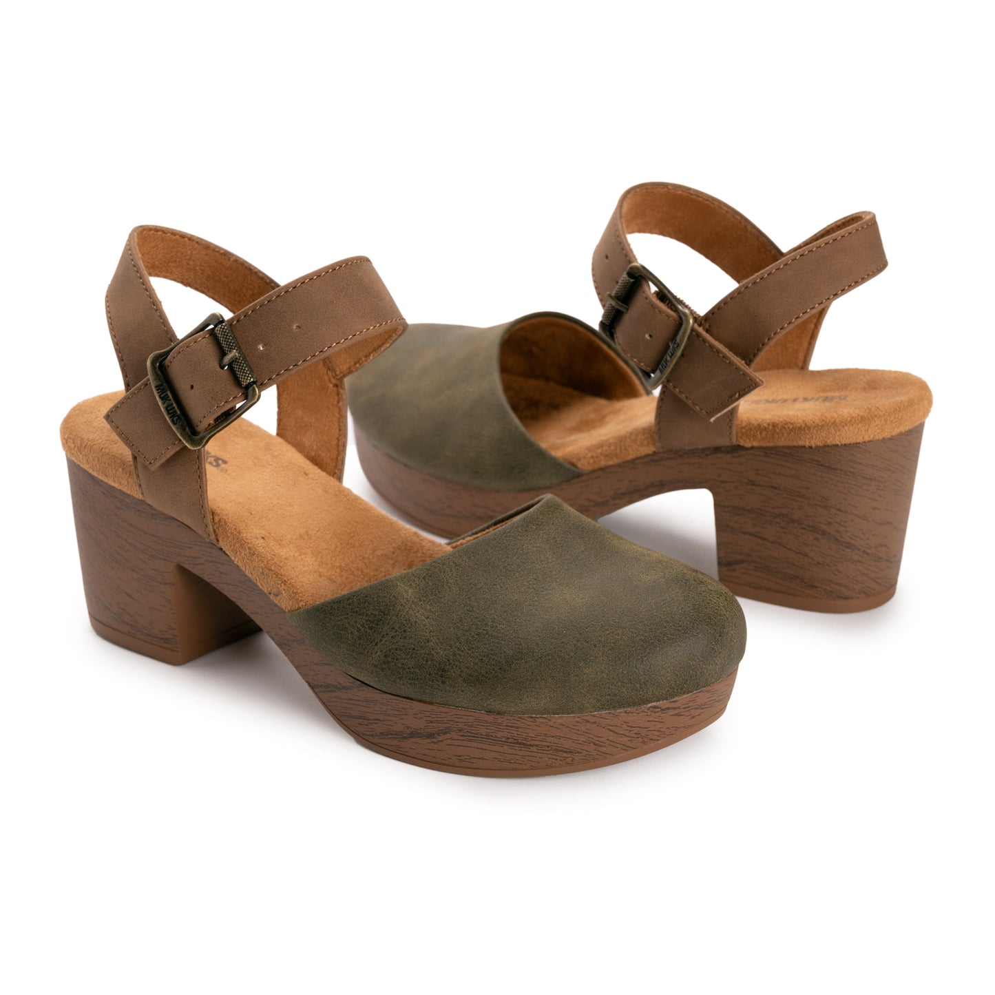 Muk Luks Merritt Closed Toe Quarter Strap Shoe