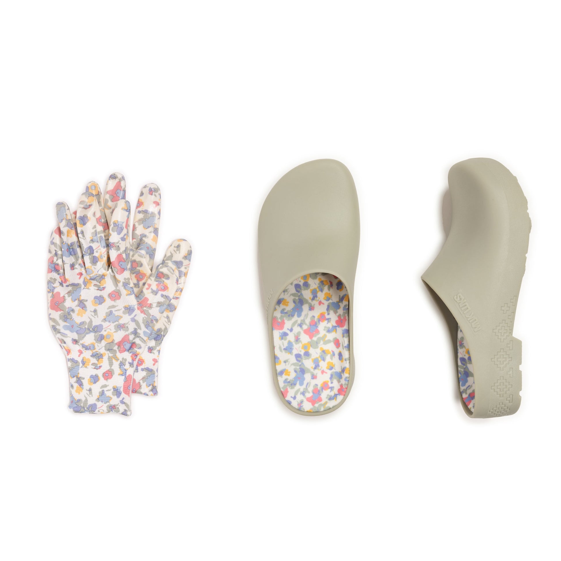 Muk Luks Garden Clog and Bonus Glove Set