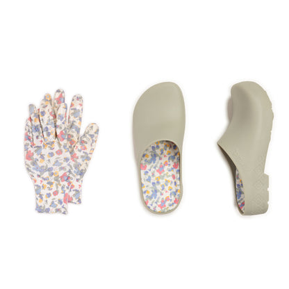 Muk Luks Garden Clog and Bonus Glove Set