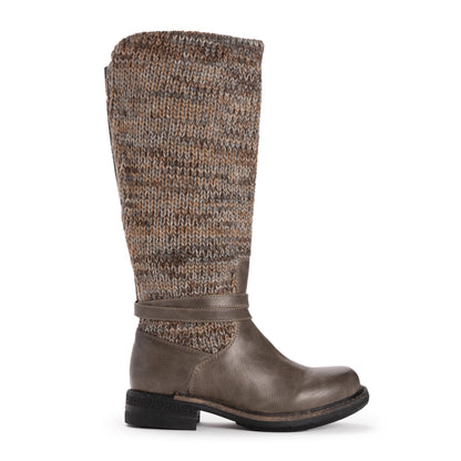 Muk Luks Logger Alberta Boots Grey