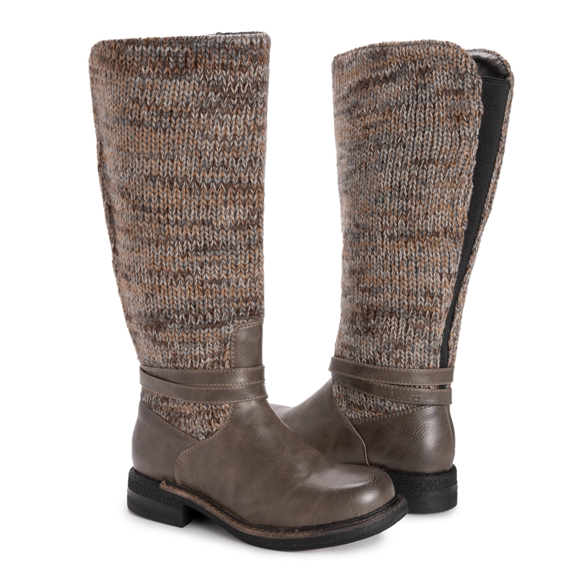 Muk Luks Logger Alberta Boots Grey