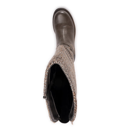 Muk Luks Logger Alberta Boots Grey