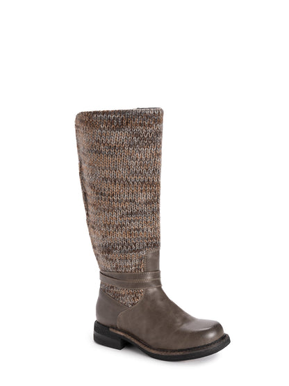 Muk Luks Logger Alberta Boots Grey