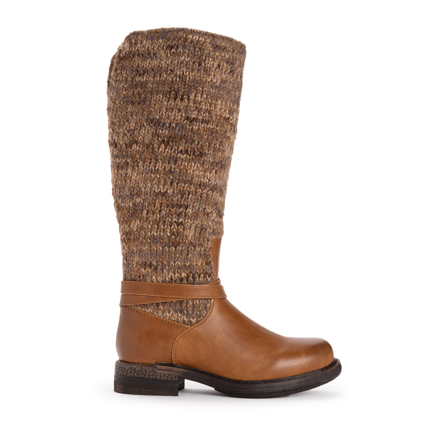 Muk Luks Logger Alberta Boots Cognac