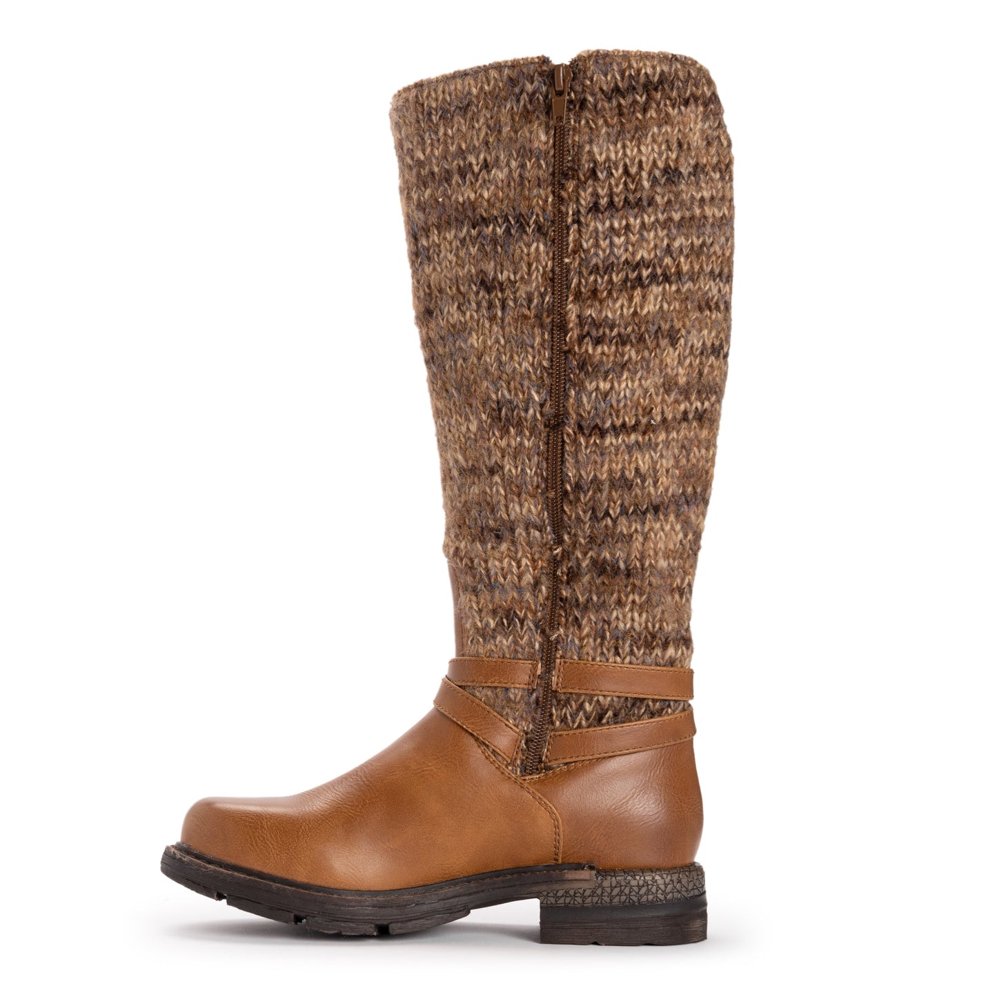 Muk Luks Logger Alberta Boots Cognac