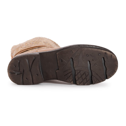Muk Luks Logger Alberta Boots Cognac