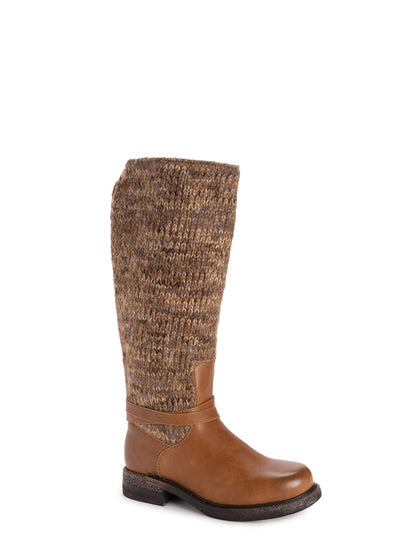 Muk Luks Logger Alberta Boots Cognac