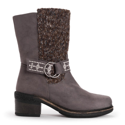 Muk Luks Arya Alice Boots Grey