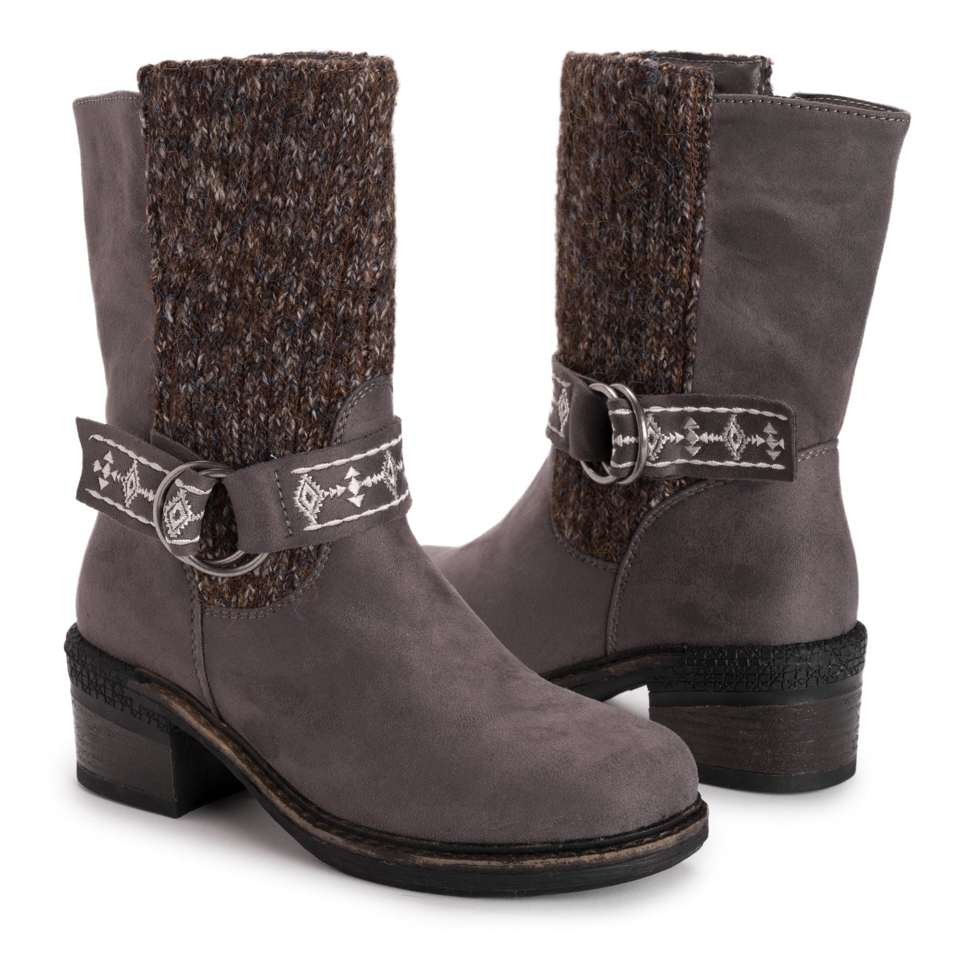 Muk Luks Arya Alice Boots Grey