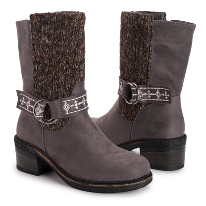 Muk Luks Arya Alice Boots Grey
