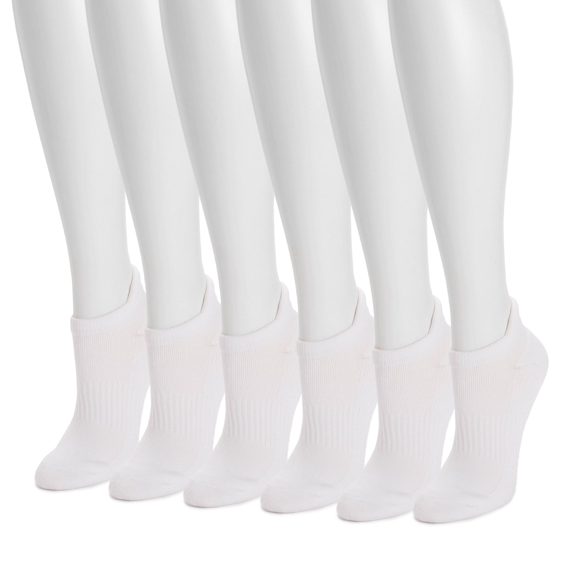 Muk Luks 6 Pair Pack Low Cut Ankle Compression Socks