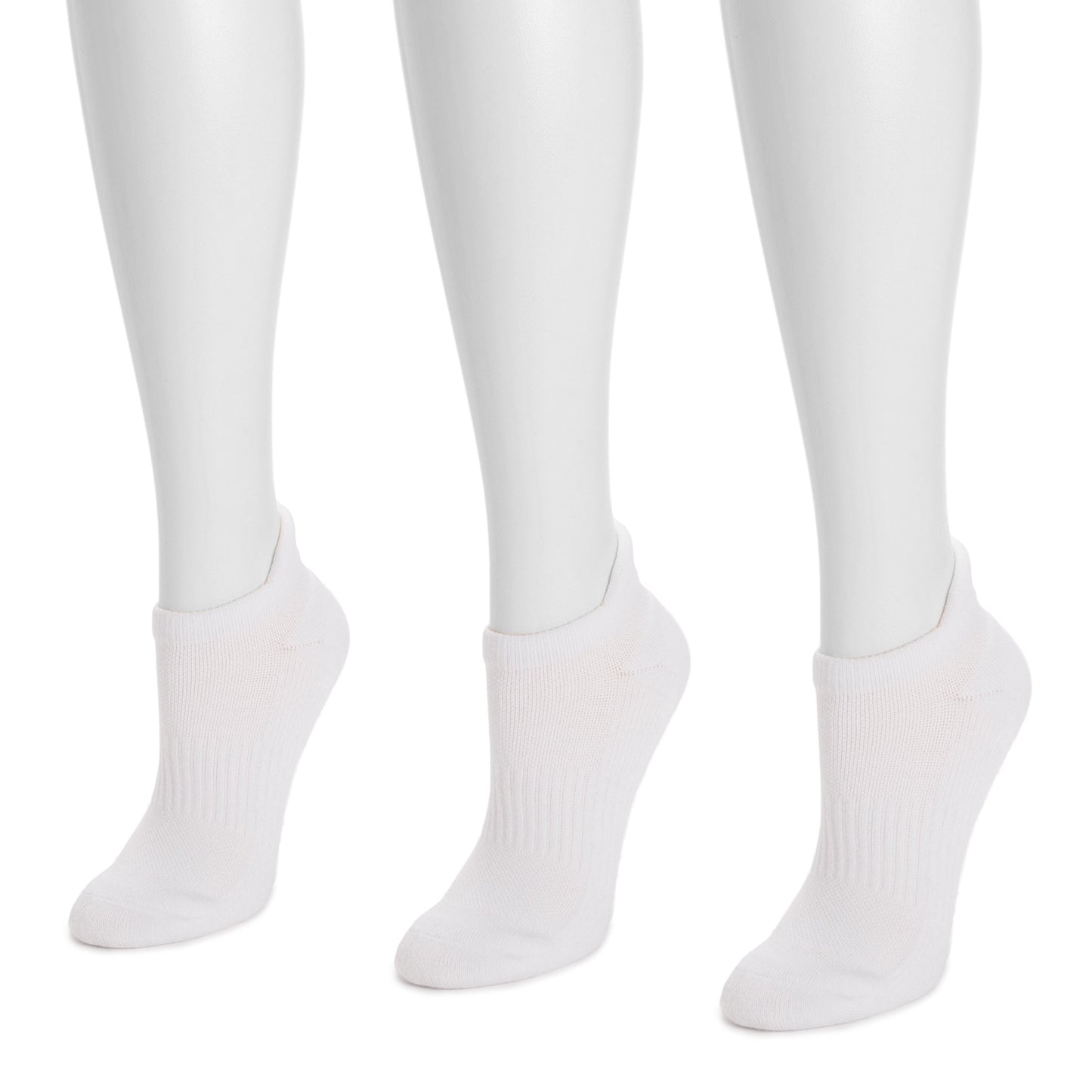 Muk Luks 3 Pack Cotton Compression Ankle Socks